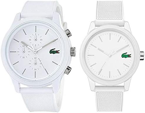 [ラコステ]LACOSTE ペアウォッチ ペアBOX付 メンズ レディース 大人 カジュアルウォッチ 白い時計 ホワイト 20109742010984 腕時計 [並行輸入品]