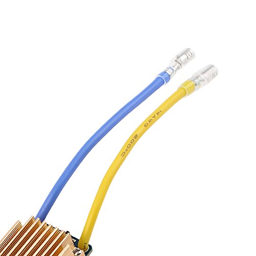 SCASTOE New Waterproof Brushed ESC 320A 3S with Fan 5V 3A BEC T-Plug For 1/10 RC Car