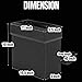 KMMOTORS Aladdin Sturdy Car Trash Can, Garbage Can, Trash Bags Included (Medium)