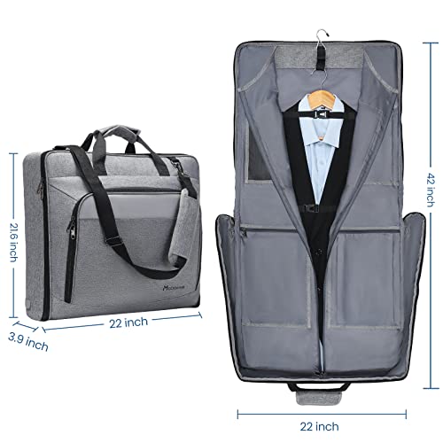 Modoker Suit Luggage Garment Bag with Shoulder Strap, Suit Carry on Bag