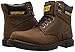 CAT Men's Second Shift Soft Toe Work Boot, Dark Brown, 13