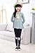 Beloved Lucia Girls Spring and Autumn Floral Embroidery Cotton Leggings Navy