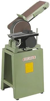 6 X 48 Belt And 9 Disc Combination Sander With Cast Iron Stand