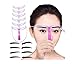 Eyebrow Stencil Shaping Template Reusable-8 Different Nature Eyebrow Stickers-Drawing Shapes Grooming Kit DIY Eyebrows Guide Tool Set Ebrow Ruler for Women Men Girls