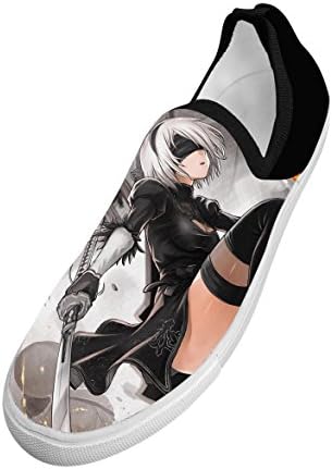 AZALEASA Fashion Sneakers Casual N-ieR-Auto-mata Lightweight Breathable shoes