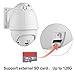 1080P Full HD Outdoor WiFi Security Camera, Outdoor PTZ IP Camera, 4X Optical Zoom, Auto Focus, IP66 Weatherproof, 196ft Night Vision, External Card Slot up to 128GB Micro SD Card, S2A, US, White…