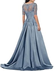 ISABUFEI Long Mother of The Brid Dresses - Formal