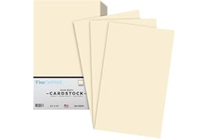 S SUPERFINE PRINTING Cream Menu Legal Size 8.5 x 14 Inches 67 Vellum Bristol Lightweight Card Stock Paper Cover | 1 Ream of 250 Sheets Per Pack