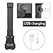 Garberiel Strong Light 5000LM XHP70 High Power USB Flashlight with Rechargeable Battery and USB Cable, 3 Modes with Power Display Function