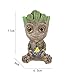 Sivene Aquarium Air Bubbler Decorations Resin Crafts Ornament Fish Tank Decor with Oxygen Pump Stone Baby Groot – Style 1thumb 2