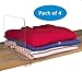 PENGKE 4 Piece Multifunction Acrylic Shelf Dividers,Closets Shelf and Closet Separator for Wood Closet,Only Need to Slide to Adjust The Appropriate Distance