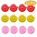 12 Pack Tape Measure 150cm 60 Inch Push Button Retractable Sewing Measuring Tape for Body, Double-Sided Tailor Cloth Ruler by Pantinue