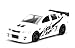 Jada 1/64 Metal JDM TUNERS 2002 Mitsubishi Lancer Evolution 7 White Diecast Toy Car In Blister Pack