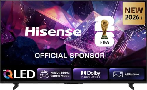 65E7S Pro - TV QLED Gaming 65" (164 cm), 4K UHD, 144Hz Natif, Dolby Vision IQ & Atmos, HDMI 2.1, FreeSync Premium, Smart TV VIDAA U9.5, Contrôle Vocal Alexa intégré [Modèle 2026]