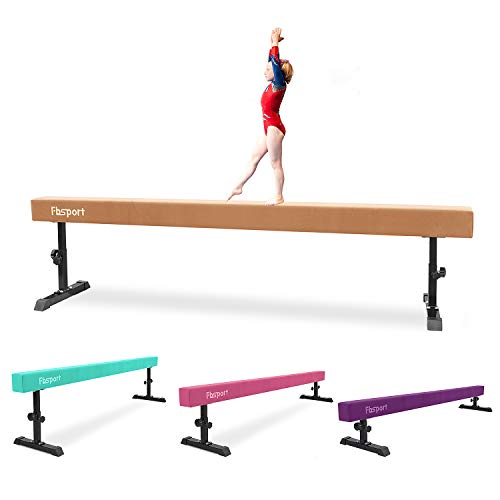 FBSPORT 8ft Adjustable Balance Beam High And Low Floor Beam Gymnastics