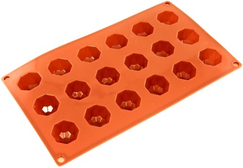 Click Here to See More Images World Cuisine Non-Stick Silicone Mold, Brioche, Diamond