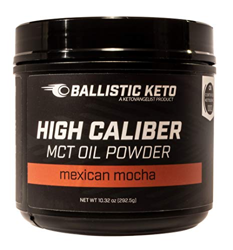 BALLISTIC KETO MCT Oil Powder: Keto Coffee Creamer - Mexican Mocha - Medium Chain Triglycerides - C8 & C10 - Perfect Brain Fuel