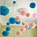 Life Glow 12Pcs Pom Poms of 10