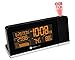 Ambient Weather WS-8460 Projection Clock with 256 Color Changing Ambient Temperature Display, Wireless Temperature and Barometer