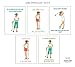 Women Golf Thank You Notes, Blank Note Card Set, Funny Golf Theme Cards, Unique -Set of 10