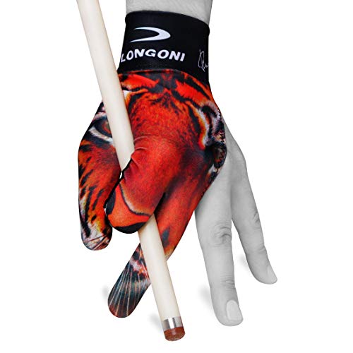 LONGONI Billiard POOL CUE GLOVE Tiger for Left hand - Thumbnail 6