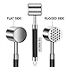 Meat Tenderizer Hammer,Mallet Tool,Pounder for Tenderizing Steak, Beef and Poultry. Heavy Duty Construction with Comfort Grip Handle - Dishwasher Safe by JY cookment