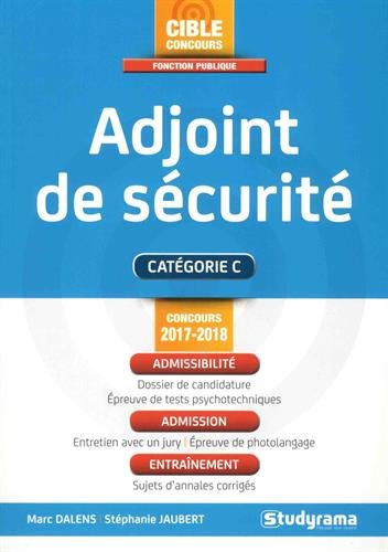 Adjoint de sécurité by (Paperback)