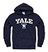 Campus Colors Adult Arch & Logo Soft Style Gameday Hooded Sweatshirt (Yale Bulldogs - Navy, Medium)