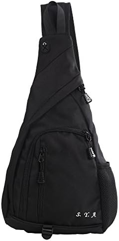 Gyms Bag Chest Bag Sling Bag Daypack Crossbody Bag Nylon for Men Women Outdoor Hiking Traveling SeeYouAlways