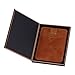 RFID Blocking Wallet, Marge Plus Slim Genuine Leather Card Holder Sleeve Wallet, Front Pocket Wallet RFID Blocking Card Holder Case for Men or Women-Card Holder Design For Up To 12 Cards(Brown)