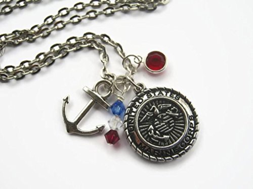 Buy US Marine Corps Necklace, Marine 