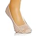 Lace No Show Liners Socks - 5 Pack Christmas Gift Package Women's Low Cut Non-skid Boat Socks