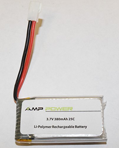 3.7V 380mAh LiPO battery is a replacement battery Compatitle with Walkera Super CP Mini CP Genius CP Model