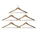 Filstraw Continous Promtion!!!Premium Wooden Hangers Wood Suit Hangers (20 Pack) - Premium Quality Wooden Coat Hangers - Strong and Durable Suit Hangers - Natural