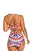 Flymall Paisley Print Cut Out One-piece Bikini Monokini (L)