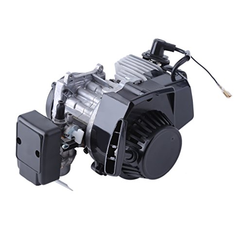 Genuine store 50cc 2-Stroke Engine Motor for Pockets Mini Bike Scooter - Professional Two Stroke 415H Chain Bicycle Engine Starter