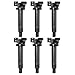 MAS Set of 6 Ignition Coils Pack Compatible with Toyota Camry Avalon Highlander Sienna 3.0L V6 Lexus ES300 RX300 Replacement for UF267 5C1193 9008019016