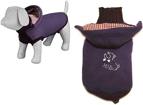 LUSH PADDED COAT JUMPER XS S M L XL XXL XXL dog clothes designer luxury puppy pet clothing coat jacket t shirt apparel jumper sweater hoodie winter christmas gift warm pink blue small medium large dogs extra large big dogs (XS)