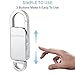 Mini Voice Recorder, 8GB USB Sound Audio Digital Voice Recorder with 96 Hrs Capacity for Lectures, Voice Activated, MP3 Metal Casing Keychain by Seanme(Silver)