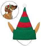 Dog Elf Hat for Party Medium BINGPET