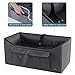 Petsfit Dog Booster Seat For 2 Small Dogs or Medium Dog up to 45 lb, Large Dog Car Seat With 2 Big Pockets for Cars, Trucks and SUVs (Large, Dark Brown)