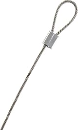 QWORK Picture Hanging Wire Kit 2m Stainless Steel 1.5mm Rail Hook 40kg view 8