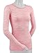 Kavio! Junior Striped Burnout Twisted Crew Neck Long Sleeve