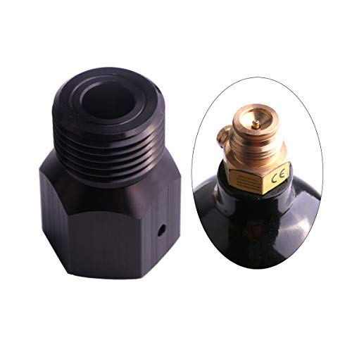 FZONE CO2 Paintball Tank Adapter for CGA320 Standard Aquarium CO2 Regulator - Thumbnail 2