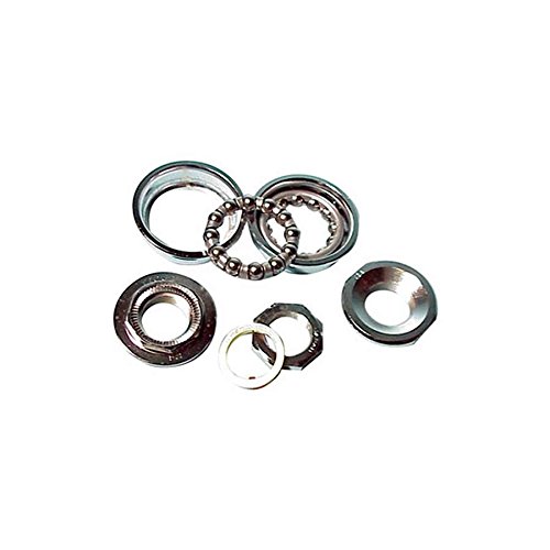 Tioga BB-200BT American Bottom Bracket Unsealed 24TPI Chrome Bicycle Crank Bearing Kit