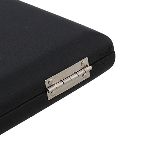 Surfing Clarinet Saxophone Reed Case for 6 Reeds Woodwind Accessories Internal Glass Pane Black - Thumbnail 5