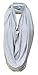 5-in-1 Baby Breastfeeding Cover, Car-Seat Cover, Shopping-Cart Cover and Trendy Scarf - Heather Gray Solid Pattern - Must-Have for Nursing Mothers & Babies