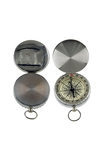 Snowmanna-portable vintage old style compass pocket watch style m…