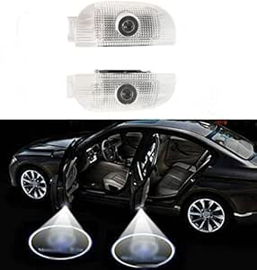 Luci LED Sotto Specchio Per Jaguar XE - Proiettore Logo Ghost Bianco - Foto 14