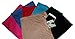 Solid Infinity Soft Polyester Scarf with Hidden Zipper Pocket (Red)